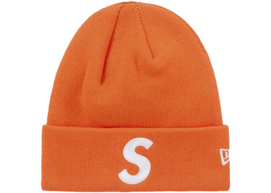 Supreme New Era S Logo Beanie (FW24) Orange