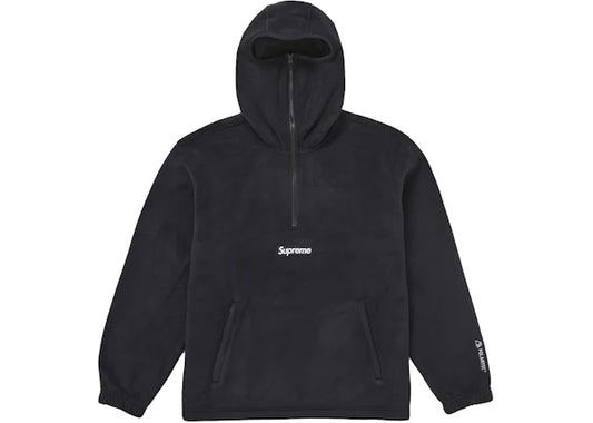 Supreme Polartec Facemask Half Zip Hooded Sweatshirt (FW24) Black