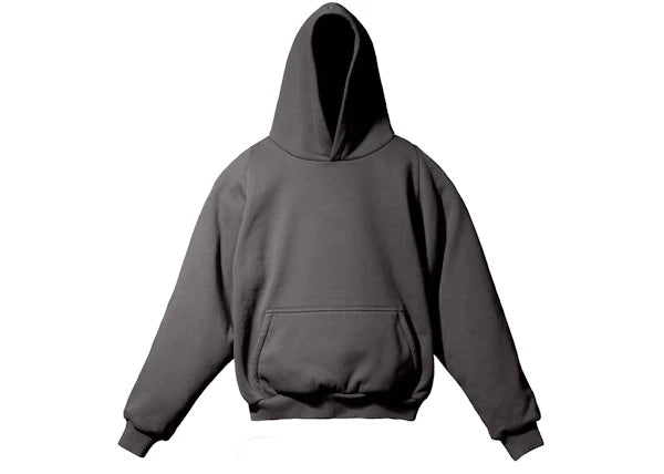 Yeezy Gap Logo Shrunken Hoodie Dark Grey