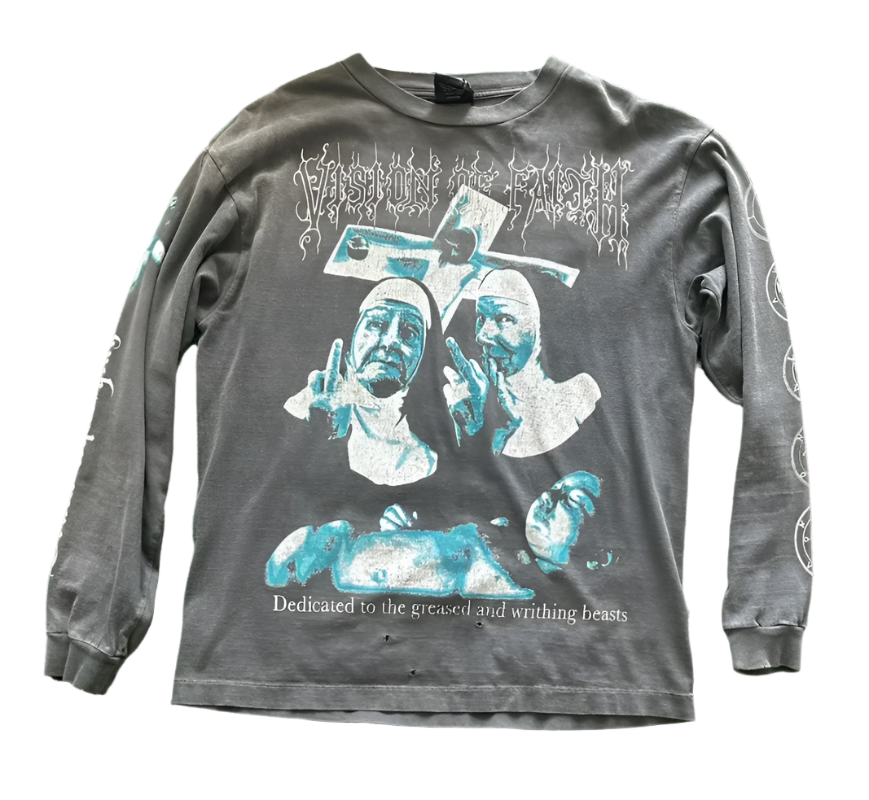 Saint Michael’s Vision of Faith Long Sleeve T Shirt