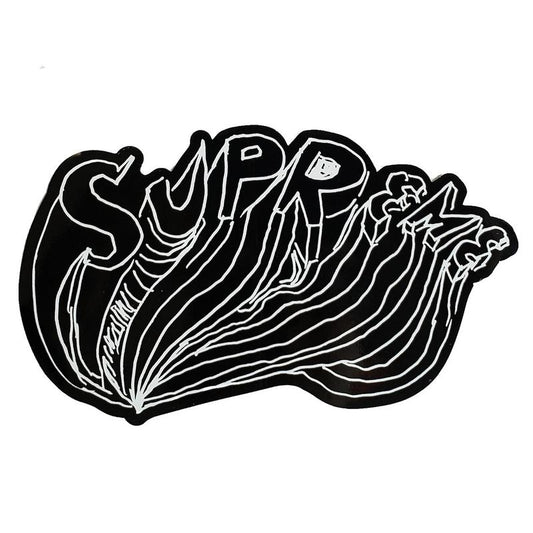 Supreme Daniel Johnston Logo Sticker Black