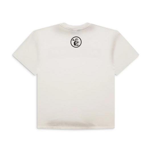 Hellstar Box Logo T-Shirt Cream