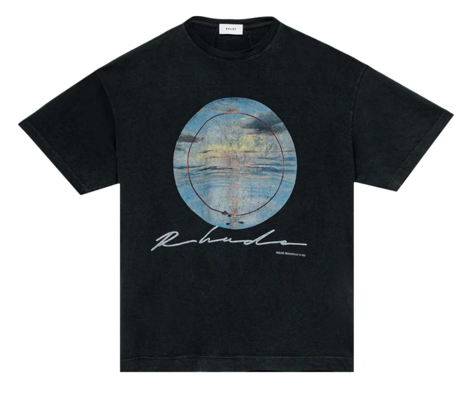 Rhude Sunset Tee Black