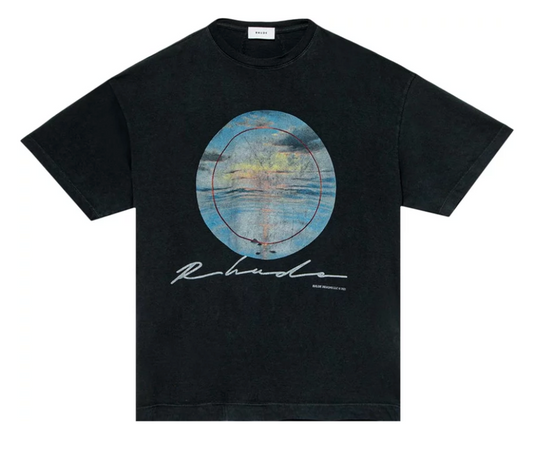 Rhude Sunset Tee Black