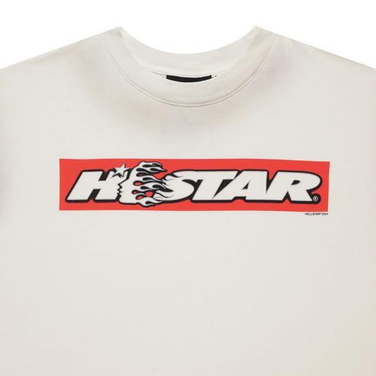 Hellstar Box Logo T-Shirt Cream