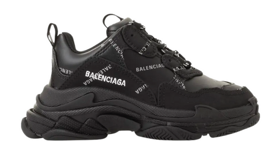 Balenciaga Triple S Kids Sneakers Black