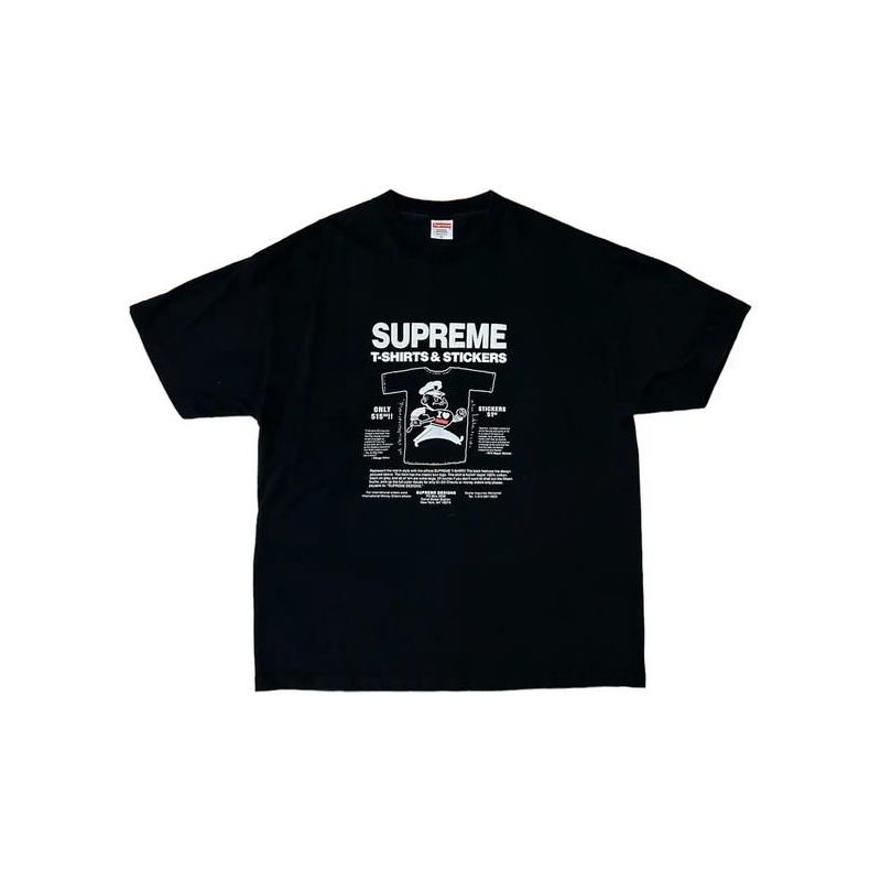 Supreme T-shirts & Stickers Tee Black (FW07)