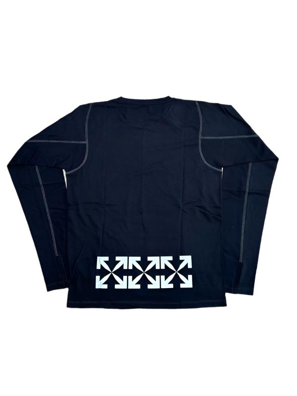 Off-White Equipment Reflective LS Tee Black