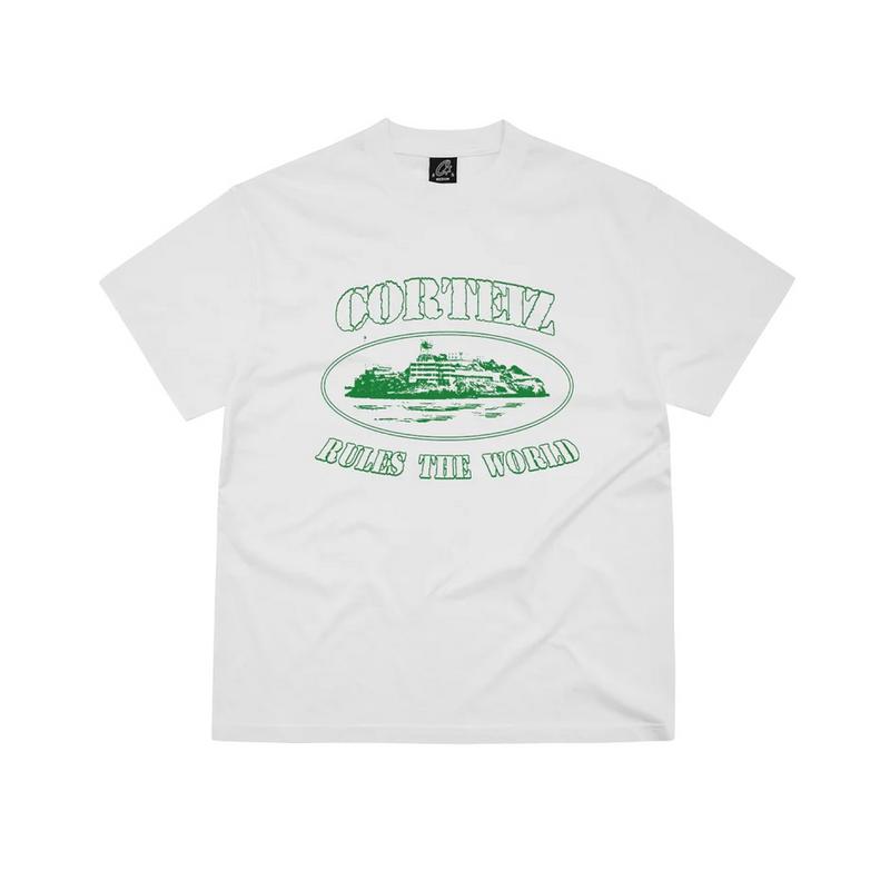 Corteiz OG Alcatraz Tee White/Green