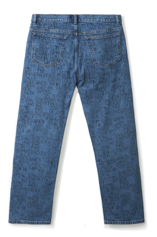 A.P.C. X Braindead Jeans Blue