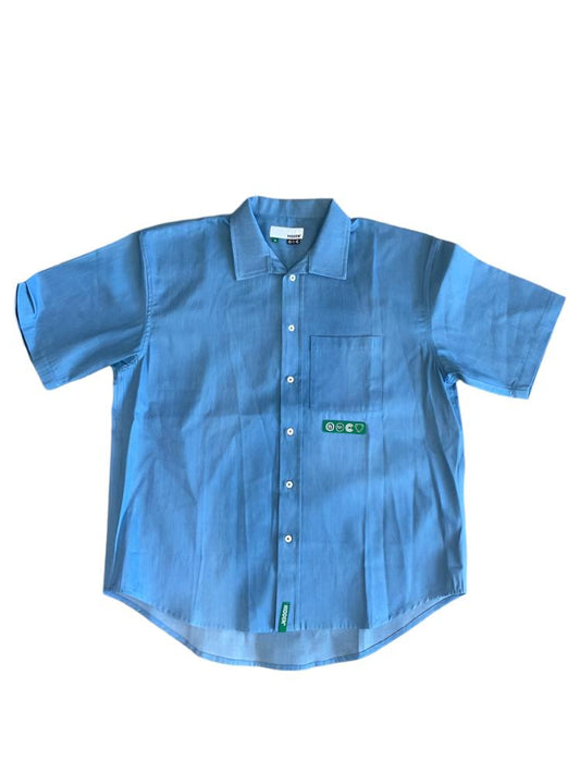 Hidden NY Short Sleeve Button Up