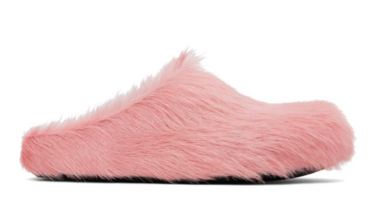 Marni Pink Fussbett Sabot Loafers